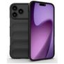 Mobigear Bumpy iPhone 18 Pro Max Hoesje Flexibel TPU Backcover - Zwart