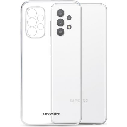 Mobilize Gelly Doorzichtig Samsung Galaxy A32 5G Hoesje Flexibel TPU Backcover - Transparant