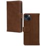Mobilize Wallet iPhone 13 Mini Hoesje Echt Leer Bookcase Portemonnee - Bruin