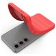 Mobigear Bumpy Samsung Galaxy S24 FE Hoesje Flexibel TPU Backcover - Grijs