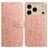 Mobigear Flowers iPhone 17 Pro Max Hoesje Bookcase Portemonnee - Roségoud