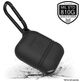 Catalyst Waterproof Apple AirPods 1 Hoesje Flexibel Siliconen Waterdicht - Slate Grey