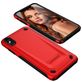Mobigear Slim Armor iPhone XS Max Hoesje Hardcase Backcover Shockproof - Rood