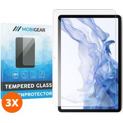 Mobigear Samsung Galaxy Tab S9 Glazen Screenprotector - Case Friendly (3-Pack)