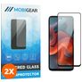 Mobigear Premium Motorola Moto G34 Glazen Screenprotector - Case Friendly - Zwart (2-Pack)