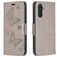 Mobigear Butterfly Samsung Galaxy A24 Hoesje Bookcase Portemonnee - Grijs