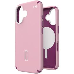 Speck Presidio2 Pro iPhone 16 MagSafe Hoesje Hardcase Backcover Shockproof - Roze