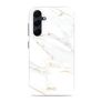 MIO Samsung Galaxy A35 MagSafe Hoesje Hardcase Backcover - White Marble