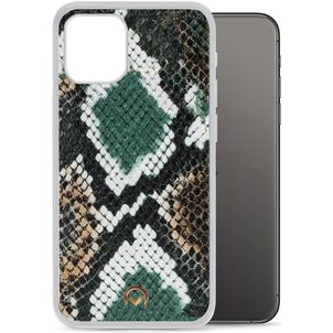 Mobilize Magnet Gelly iPhone 12 Mini Hoesje Flexibel TPU Backcover Shockproof - Green Snake
