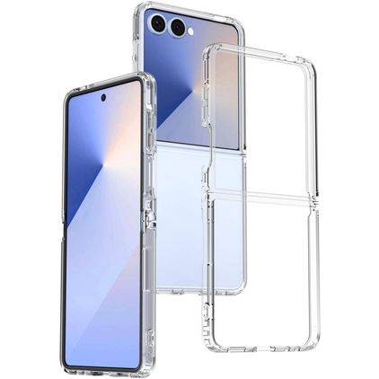 Mobigear Crystal Doorzichtig Samsung Galaxy Z Flip 8 Hoesje Hardcase Backcover - Transparant