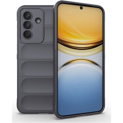 Mobigear Bumpy Samsung Galaxy A37 Hoesje Flexibel TPU Backcover - Grijs