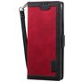 Mobigear Two Tone Huawei P40 Hoesje Bookcase Portemonnee - Zwart / Rood