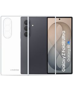Mobilize Gelly Case Doorzichtig Samsung Galaxy Z Fold 8 Ultra Hoesje Flexibel TPU Backcover - Transparant