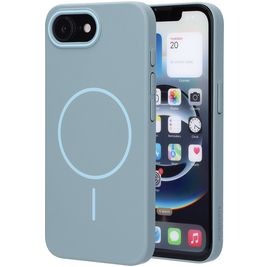 Mobiparts Slim Line iPhone 16e MagSafe Hoesje Hardcase Backcover - Sage Green