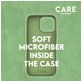 CARE by PanzerGlass Fashionable iPhone 16 Pro Siliconen MagSafe Hoesje Backcover - Groen