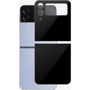 Mobigear Premium Samsung Galaxy Z Flip 4 Glazen Back Protector - Case Friendly - Zwart