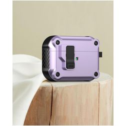 Mobigear Armor Clip Apple AirPods Pro 3 Hoesje - Paars