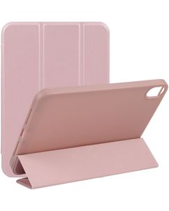 Mobigear Tri-Fold Gel iPad Mini 6 (2021) Hoes TPU,Kunstleer Bookcase - Roségoud