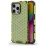 Mobigear Honeycomb iPhone 16 Pro Hoesje Hardcase Backcover Shockproof - Groen