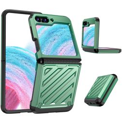 Mobigear Groove Samsung Galaxy Z Flip 5 Hoesje Hardcase Backcover - Groen