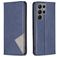 Mobigear Rhombus Slim Samsung Galaxy S23 Ultra Hoesje Bookcase - Blauw