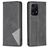 Mobigear Rhombus Slim HONOR 200 Lite Hoesje Bookcase - Zwart