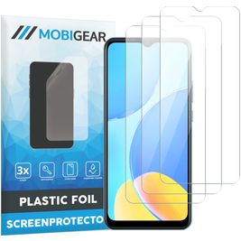Mobigear OPPO A15 Screenprotector Folie - Case Friendly (3-Pack)