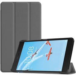Mobigear Tri-Fold Lenovo Tab E7 Hoes Bookcase - Grijs
