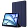 Mobigear Tri-Fold Gel iPad Air 11 Inch (2026) Hoes TPU,Kunstleer Bookcase + Stylus Houder - Donkerblauw