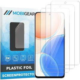 Mobigear HONOR X8 Screenprotector Folie - Case Friendly (3-Pack)