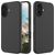 Mobigear Rubber Touch iPhone 16 Siliconen Hoesje Backcover - Zwart