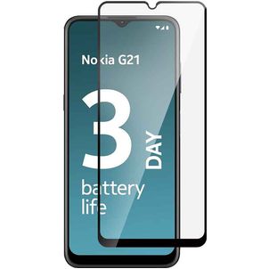 Mobigear Premium Nokia G21 Glazen Screenprotector - Case Friendly - Zwart