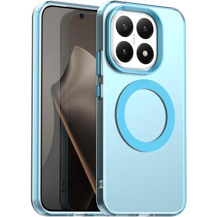 Mobigear Shockproof Xiaomi 15T MagSafe Hoesje Hardcase Backcover - Blauw