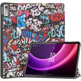 Mobigear Tri-Fold Lenovo Tab P11 Gen 2 Hoes Bookcase - Graffiti