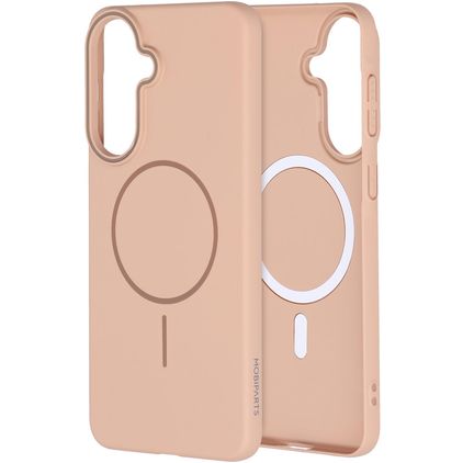 Mobiparts Slim Line Samsung Galaxy A57 MagSafe Hoesje Hardcase Backcover - Dune Sand