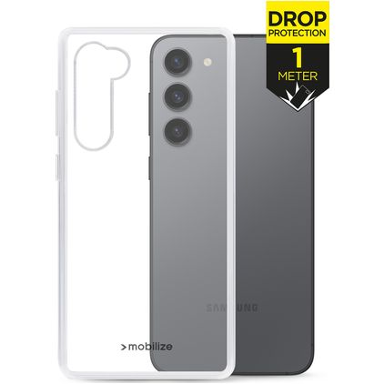 Mobilize Naked Protection Doorzichtig Samsung Galaxy S23 Plus Hoesje Hardcase Backcover Shockproof - Transparant