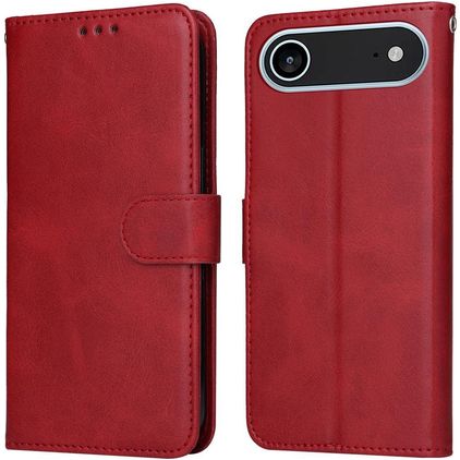 Mobigear Wallet iPhone Air Hoesje Bookcase Portemonnee - Rood