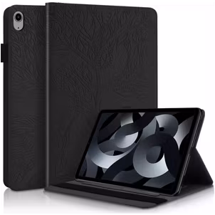 Mobigear Tree iPad 11 (2025) Hoes Bookcase + Stylus Houder - Zwart
