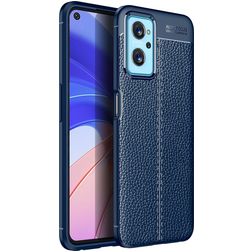 Mobigear Luxury OPPO A96 Hoesje Flexibel TPU Backcover - Blauw