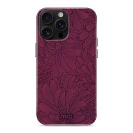 MIO iPhone 16 Pro MagSafe Hoesje Hardcase Backcover - Berry Blooms