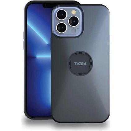Tigra MountCase 2 Doorzichtig iPhone 14 Pro Max Hoesje Hardcase Backcover Shockproof - Transparant