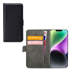 Mobilize Classic Gelly Wallet iPhone 14 Plus Hoesje Bookcase Portemonnee - Zwart