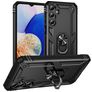 Mobigear Armor ring Samsung Galaxy A16 Hoesje Hardcase Backcover Shockproof met Ringhouder - Zwart