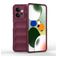 Mobigear Bumpy Xiaomi Redmi Note 12 Hoesje Flexibel TPU Backcover - Bordeaux Rood