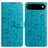 Mobigear Flowers iPhone Air Hoesje Bookcase Portemonnee - Blauw
