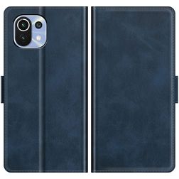 Mobigear Slim Magnet Xiaomi Mi 11 Lite Hoesje Bookcase Portemonnee - Blauw