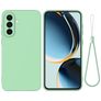 Mobigear Rubber Touch Samsung Galaxy A56 Siliconen Hoesje Backcover - Groen