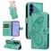 Mobigear Butterfly Samsung Galaxy S26 Hoesje Bookcase Portemonnee - Groen