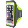 Mobiparts Comfort Fit Telefoonhouder Hardlopen iPhone SE (2022) Sport Hoesje Neopreen Sportarmband - Neon Green