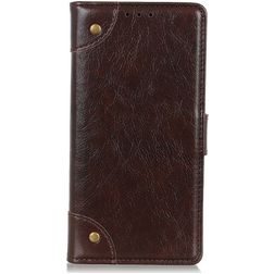 Mobigear Ranch Motorola Moto G60s Hoesje Bookcase Portemonnee - Bruin
